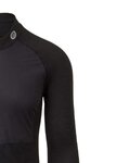 AGU Cyklistické triko s dlouhým rukávem - WINTER WIND BREAKER - černá