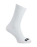 AGU Cyklistické ponožky klasické - SOLID - bílá