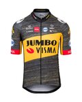AGU Cyklistický dres s krátkým rukávem - JUMBO-VISMA 2021 TDF - černá/žlutá