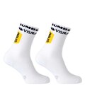 AGU Cyklistické ponožky klasické - JUMBO-VISMA 2022 - bílá