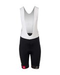 AGU Cyklistické kalhoty krátké s laclem - JUMBO-VISMA 22 KIDS - černá