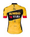 AGU Cyklistický dres s krátkým rukávem - JUMBO-VISMA 23 LADY - žlutá/černá