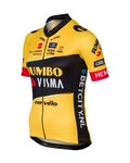 AGU Cyklistický dres s krátkým rukávem - JUMBO-VISMA 23 LADY - žlutá/černá