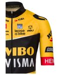 AGU Cyklistický dres s krátkým rukávem - JUMBO-VISMA 23 KIDS - žlutá/černá