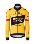 AGU Cyklistická zateplená bunda - JUMBO-VISMA 2023 - černá/žlutá