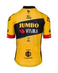 AGU Cyklistický dres s krátkým rukávem - JUMBO-VISMA 2023 JONAS VINGEGAARD - černá/žlutá