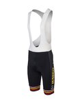 AGU Cyklistické kalhoty krátké s laclem - JUMBO-VISMA TRIPLE VICTORY 2023 - černá