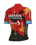 ALÉ Cyklistický dres s krátkým rukávem - BAHRAIN VICTORIOUS 2023 - modrá/červená/bílá/černá