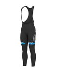 ALÉ Cyklistické kalhoty dlouhé s laclem - BAHRAIN VICTORIOUS 2023 - černá