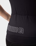 ALÉ Cyklistický dres bez rukávů - COLOR BLOCK LADY - černá