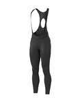 ALÉ Cyklistické kalhoty dlouhé s laclem - SPEEDFONDO THERMO - černá