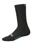 ALÉ Cyklistické ponožky klasické - TEAM KLIMATIK H22 - černá/bílá