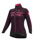 ALÉ Cyklistická zateplená bunda - FUTURE NORDIK LADY - fialová
