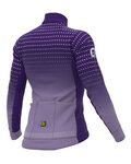 ALÉ Cyklistický dres s dlouhým rukávem zimní - BULLET LADY WINTER - fialová