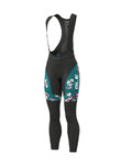 ALÉ Cyklistický zimní dres a kalhoty - FIORI LADY WINTER - černá/zelená