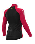 ALÉ Cyklistický dres s dlouhým rukávem zimní - FUTURE RACE LADY WNT - růžová