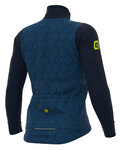 ALÉ Cyklistická zateplená bunda - SOLID CROSS - modrá
