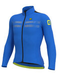 ALÉ Cyklistický dres s dlouhým rukávem letní - WARM AIR SUMMER - modrá