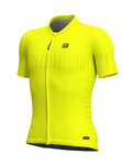 ALÉ Cyklistický dres s krátkým rukávem - COOLING - žlutá