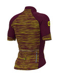 ALÉ Cyklistický dres s krátkým rukávem - THE END - žlutá/fialová