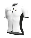 ALÉ Cyklistický dres s krátkým rukávem - COLOR BLOCK - bílá