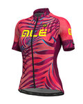 ALÉ Cyklistický dres s krátkým rukávem - SUNSET LADY - růžová