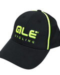 ALÉ Cyklistická čepice - PODIO  - černá/žlutá