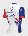 ALÉ Cyklistický dres s krátkým rukávem - GROUPAMA FDJ 2022 - červená/modrá/bílá