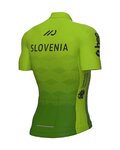 ALÉ Cyklistický krátký dres a krátké kalhoty - SLOVENIA NATIONAL 22 - zelená/modrá
