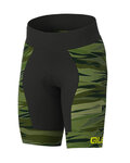 ALÉ Cyklistické kalhoty krátké bez laclu - ROCK KIDS - zelená/černá