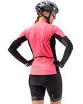 ALÉ Cyklistické návleky na ruce - SUNSELECT - růžová/černá