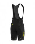 ALÉ Cyklistické kalhoty krátké s laclem - VERSILIA - černá