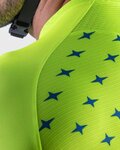 ALÉ Cyklistický dres s krátkým rukávem - STARS - žlutá
