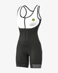 ALÉ Cyklistický overal - CLASSICO RL 2.0 LADY - bílá/černá