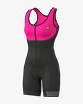 ALÉ Cyklistický overal - CLASSICO RL 2.0 LADY - růžová/černá