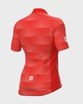 ALÉ Cyklistický dres s krátkým rukávem - SOLID SHARP LADY - červená