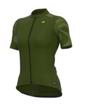 ALÉ Cyklistický dres s krátkým rukávem - R-EV1 ARTIKA LADY - zelená