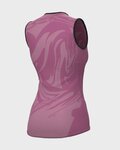 ALÉ Cyklistické triko bez rukávů - ETESIA LADY - růžová