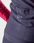 ALÉ Cyklistický dres s dlouhým rukávem zimní - FUTURE RACE LADY WNT - růžová
