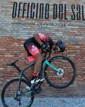 BIANCHI MILANO Cyklistický dres s krátkým rukávem - PEDASO - růžová/černá