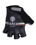 BIANCHI MILANO Cyklistické rukavice krátkoprsté - ENAS - černá