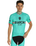 BIANCHI MILANO Cyklistický dres s krátkým rukávem - ISALLE - modrá