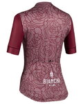BIANCHI MILANO Cyklistický dres s krátkým rukávem - SOSIO LADY - fialová