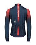 BIORACER Cyklistický dres s dlouhým rukávem zimní - INEOS GRENADIERS '22 - modrá/červená