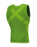 BIOTEX Cyklistické triko bez rukávů - REVERSE - zelená