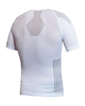 BIOTEX Cyklistické triko s krátkým rukávem - BIOFLEX RAGLAN - bílá/šedá
