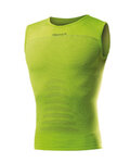 BIOTEX Cyklistické triko bez rukávů - CANOTTA + CARBON - zelená