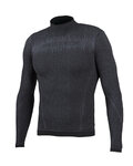 BIOTEX Cyklistické triko s dlouhým rukávem - 3D TURTLENECK - černá