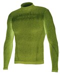 BIOTEX Cyklistické triko s dlouhým rukávem - 3D TURTLENECK - zelená