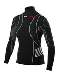 BIOTEX Cyklistické triko s dlouhým rukávem - TURTLENECK LADY - černá